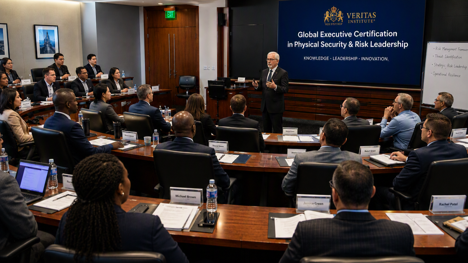 Global Executive Certification in Physical Security and Risk Leadership